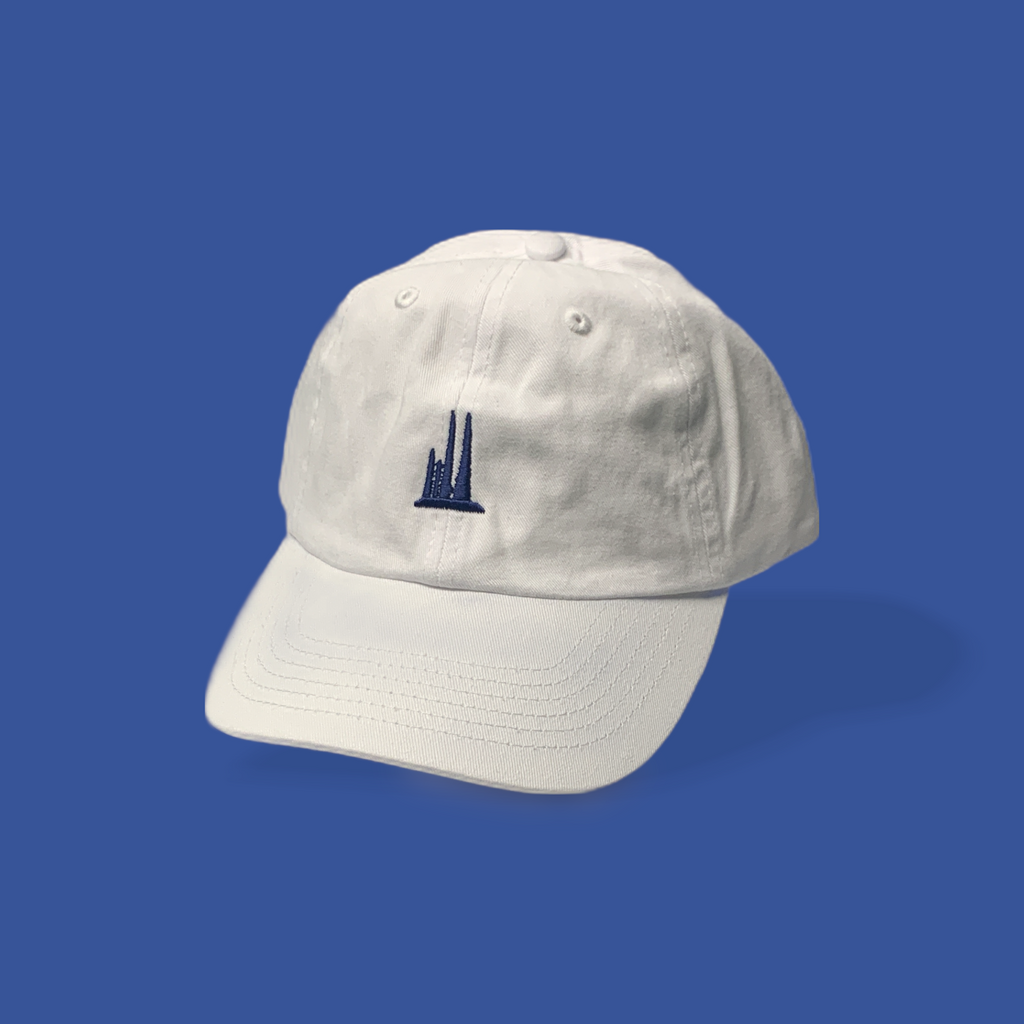 RE•BRAND WATTS TOWERS POLO HAT™ - WHITE/NAVY